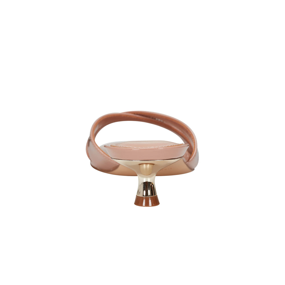Marc Fisher Tracey Slide Dress Sandal | Natural Patent