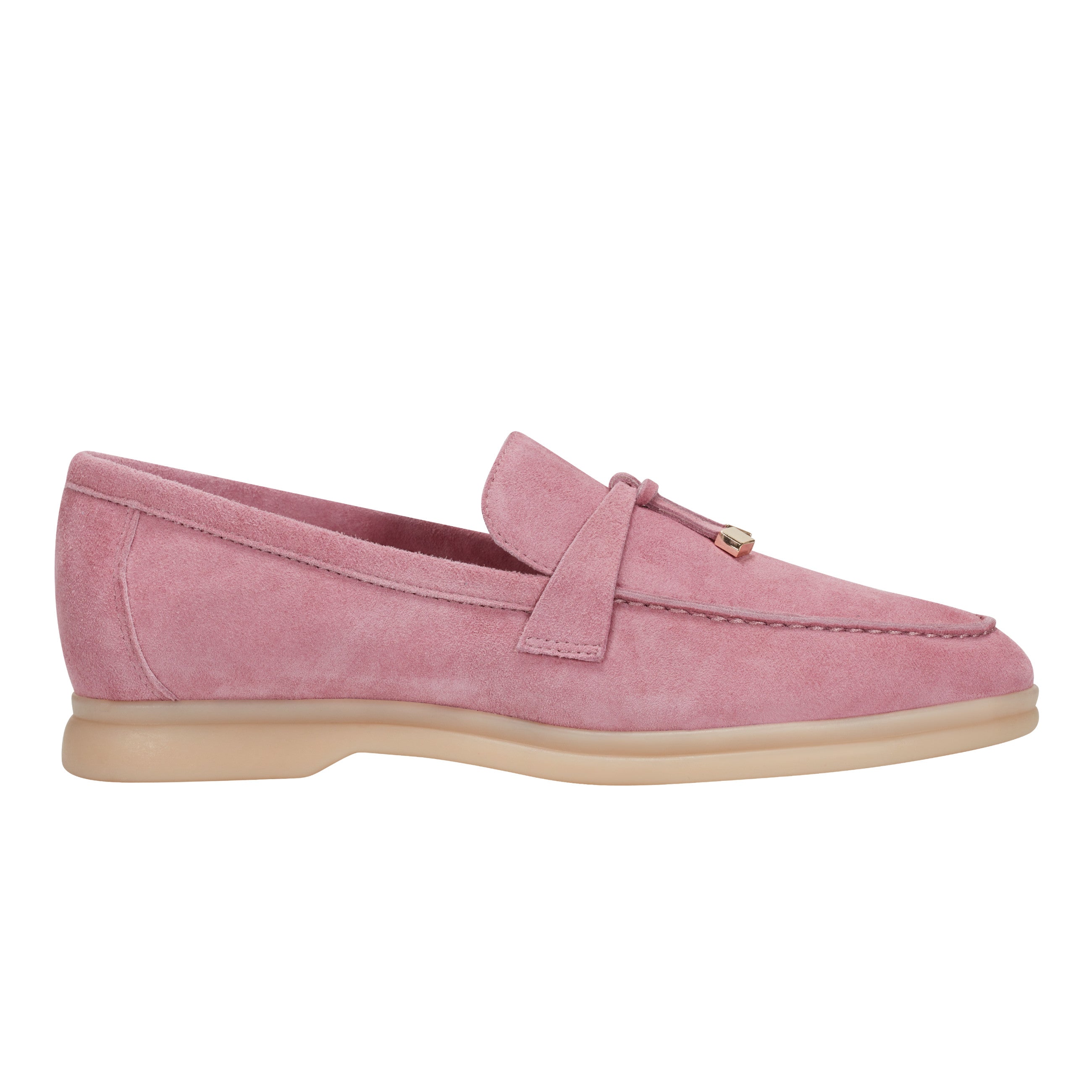 Marc Fisher Yanelli Casual Loafer | Light Pink Suede