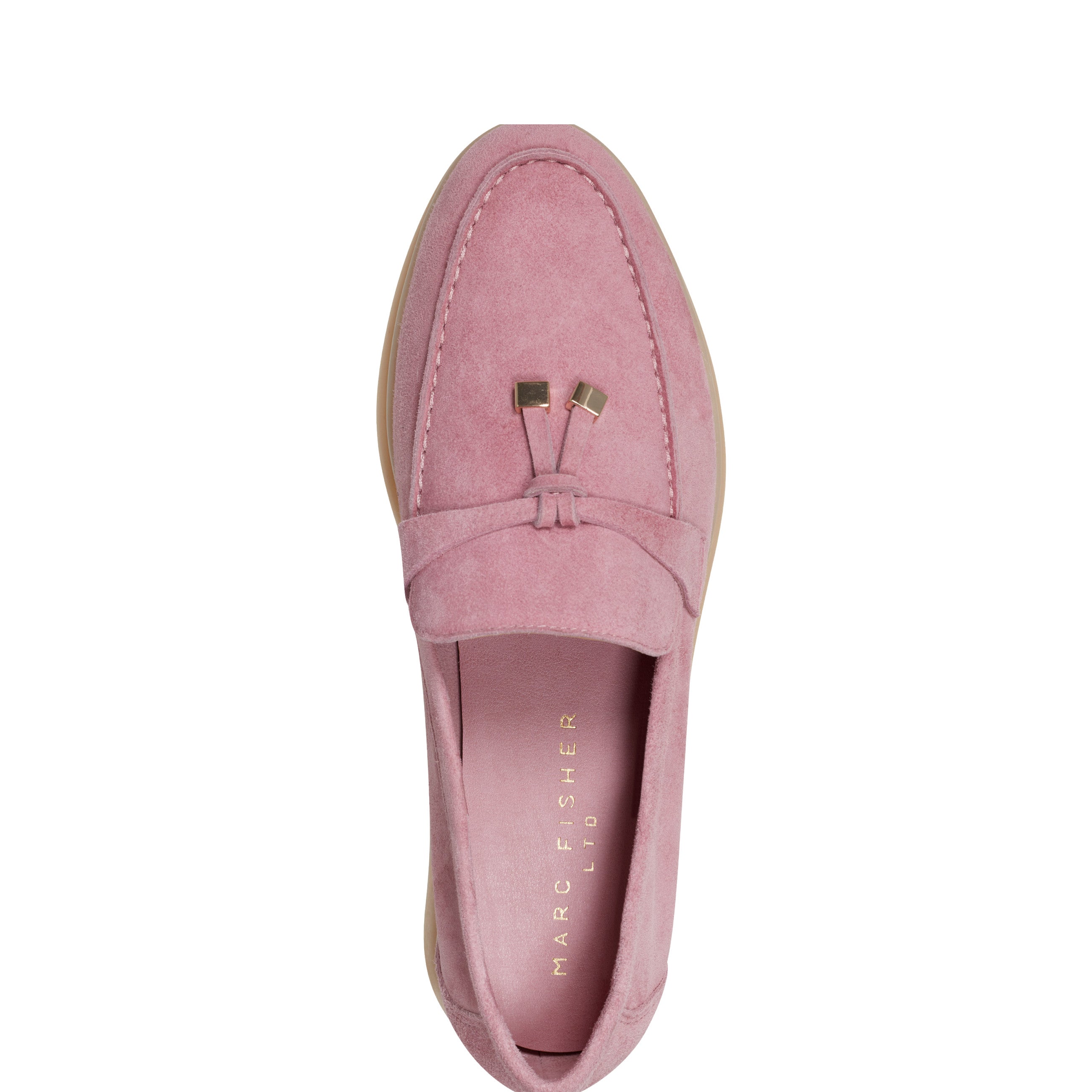 Marc Fisher Yanelli Casual Loafer | Light Pink Suede