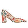 Marc Fisher Zala Block Heel Pointy Toe Pump | Floral
