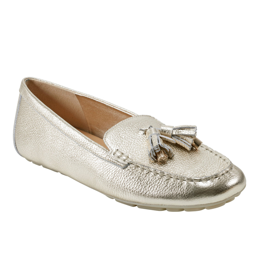Marc Fisher Layney Casual Tassle Loafer | Gold