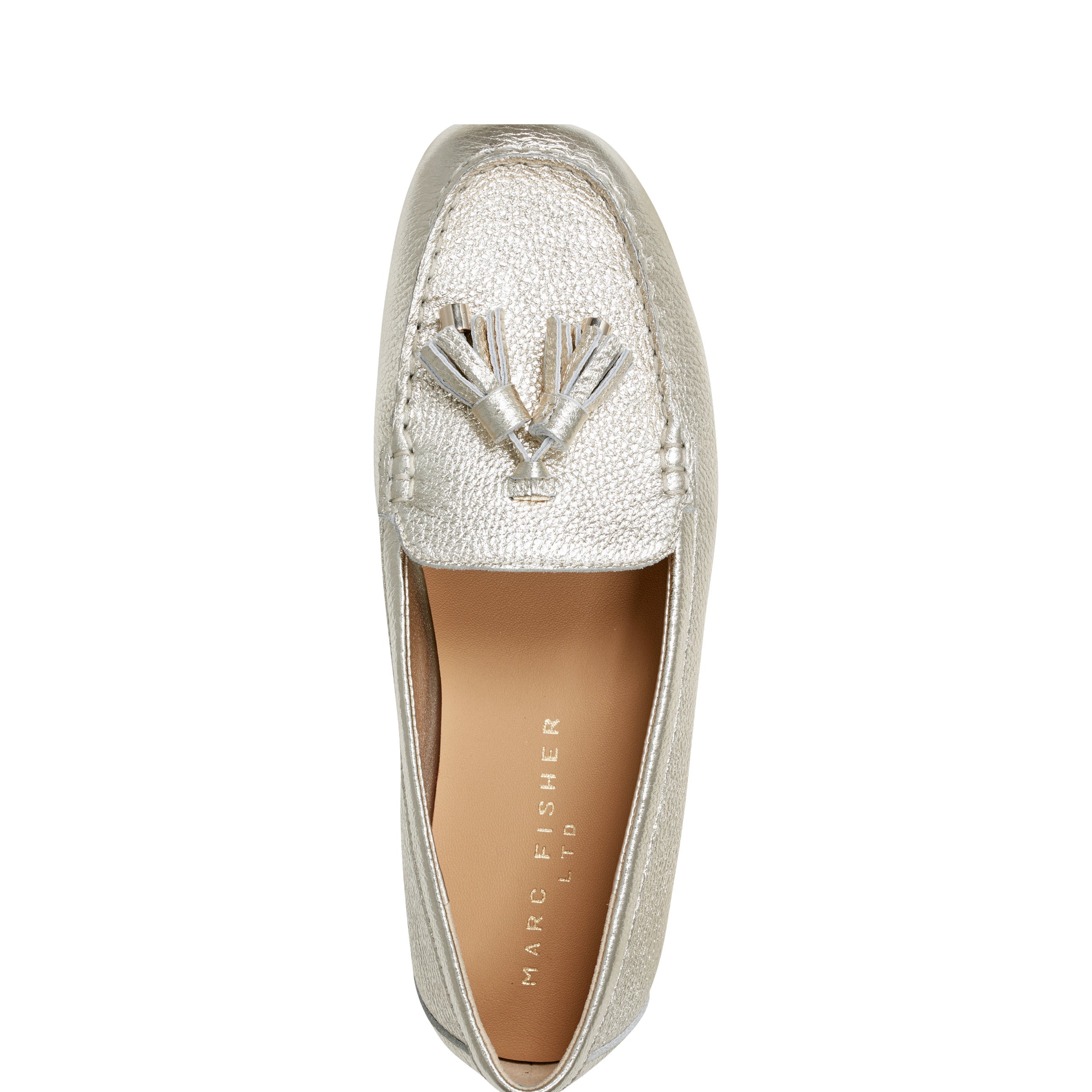Marc Fisher Layney Casual Tassle Loafer | Gold