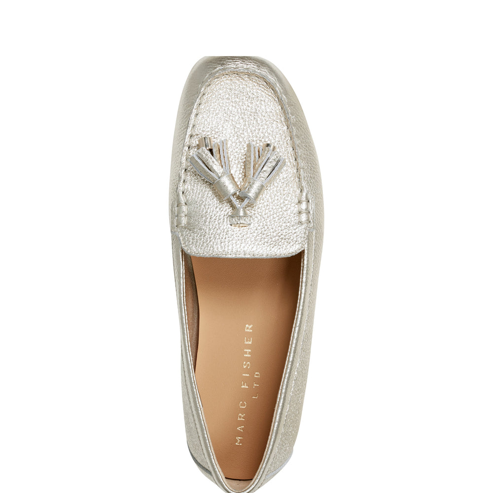 Marc Fisher Layney Casual Tassle Loafer | Gold