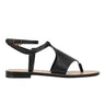 Marc Fisher Lille Thong Flat Sandal | Black Leather