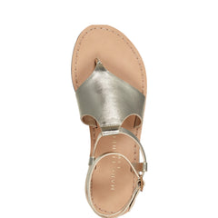 Marc Fisher Lille Thong Flat Sandal | Platino Leather