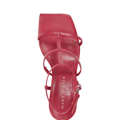 Marc Fisher Dennie Strappy Dress Sandal | Dark Pink Leather