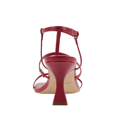 Marc Fisher Dennie Strappy Dress Sandal | Dark Pink Leather