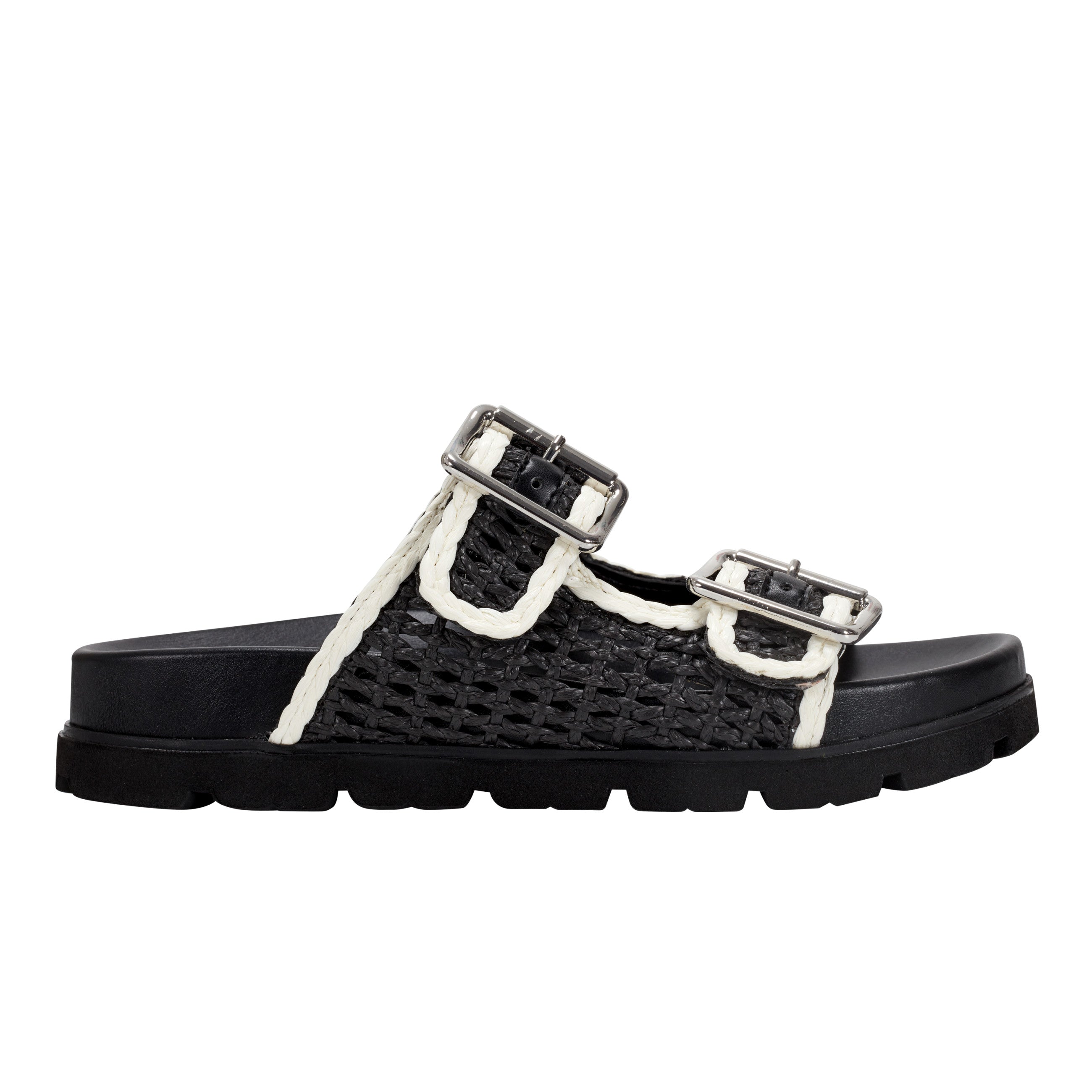 Marc Fisher Mylan Footbed Sandal | Black