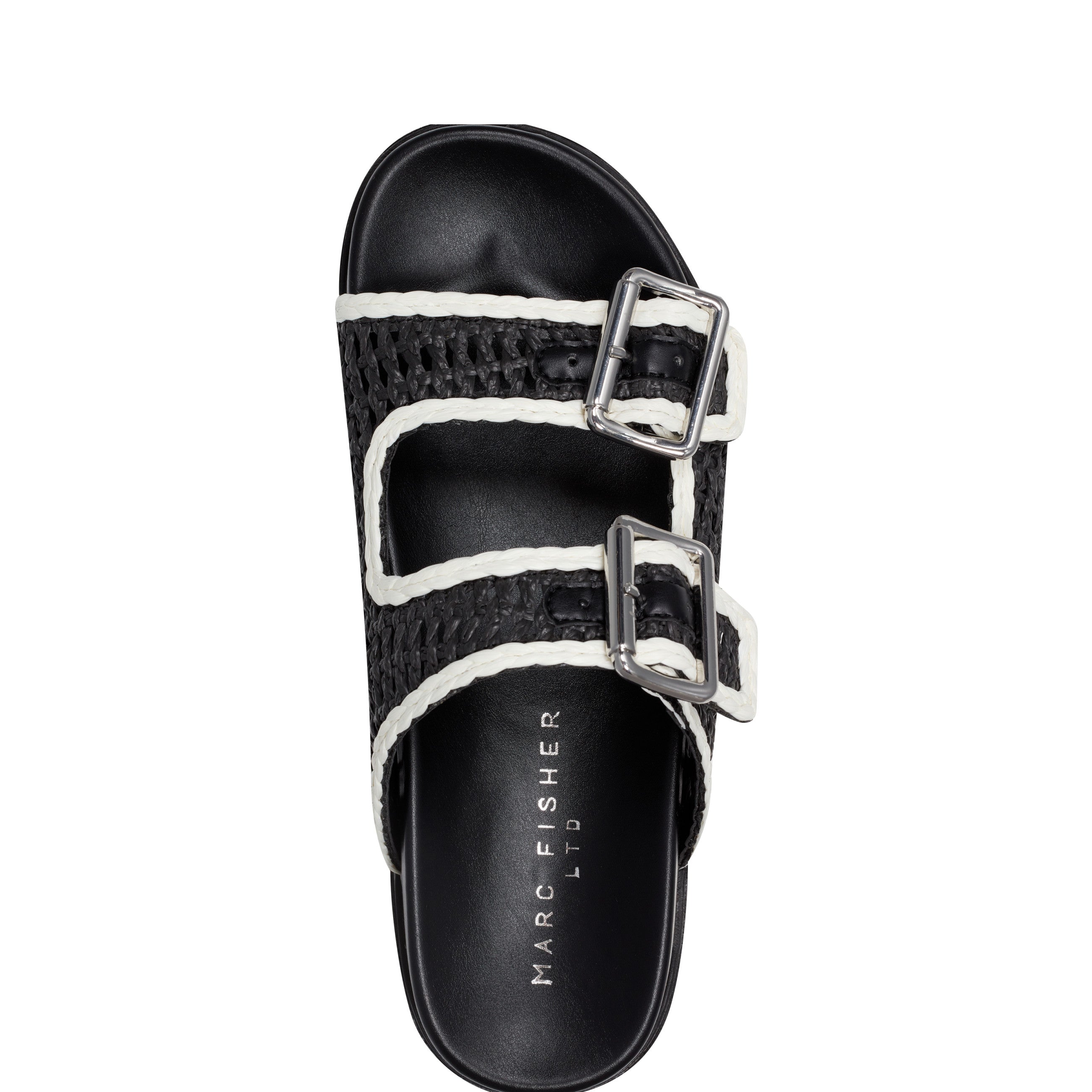 Marc Fisher Mylan Footbed Sandal | Black