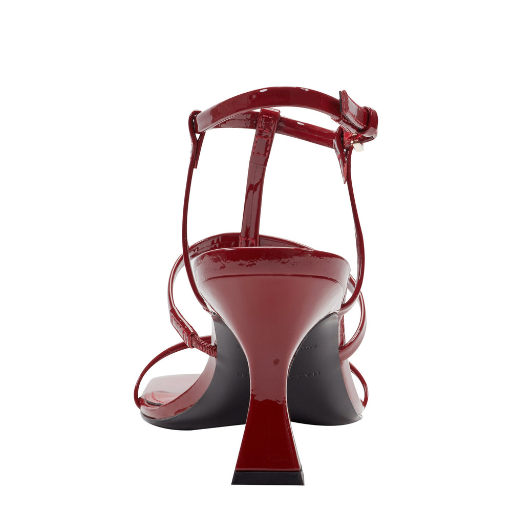 Marc Fisher Dennie Strappy Dress Sandal | Dark Red Patent