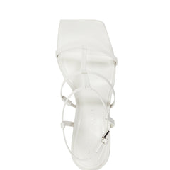 Marc Fisher Dennie Strappy Dress Sandal | White Leather