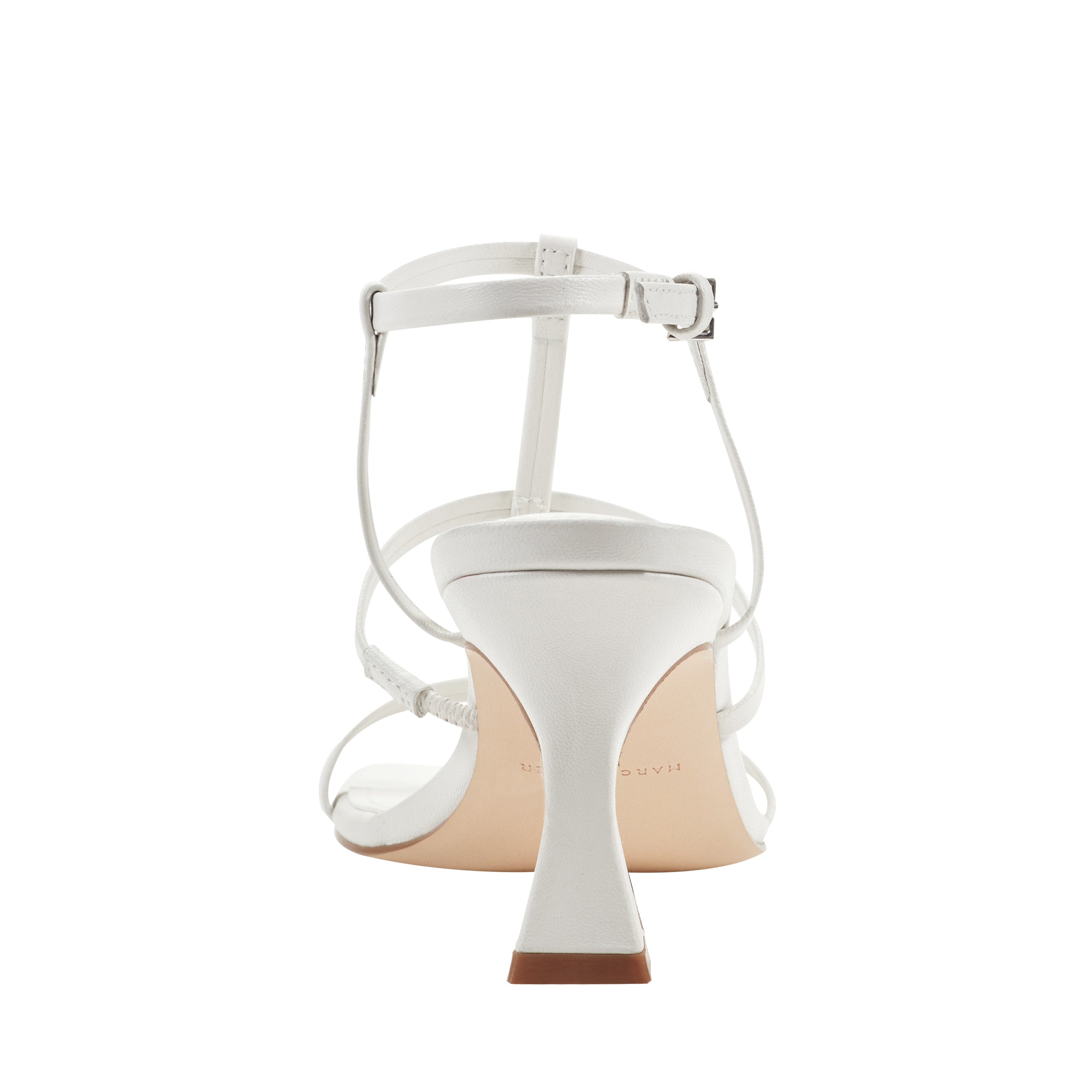 Marc Fisher Dennie Strappy Dress Sandal | White Leather