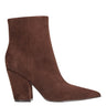 Marc Fisher Elynna Block Heel Bootie | Dark Brown Suede