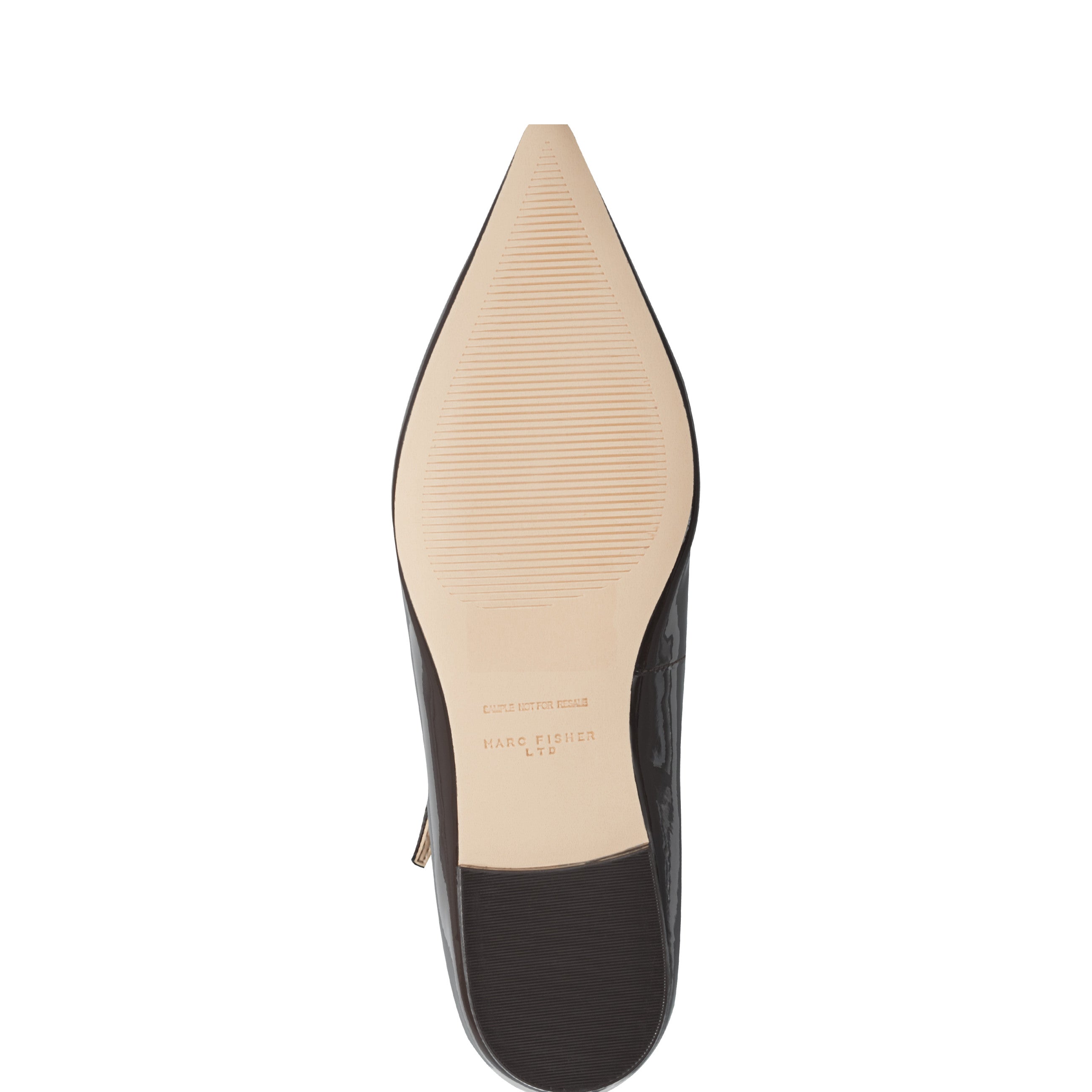 Marc Fisher Trella Mary Jane Flat | Brown Patent Leather