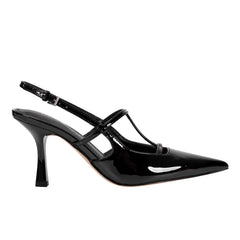 Marc Fisher Remmi Strappy Slingback Pump | Black Patent