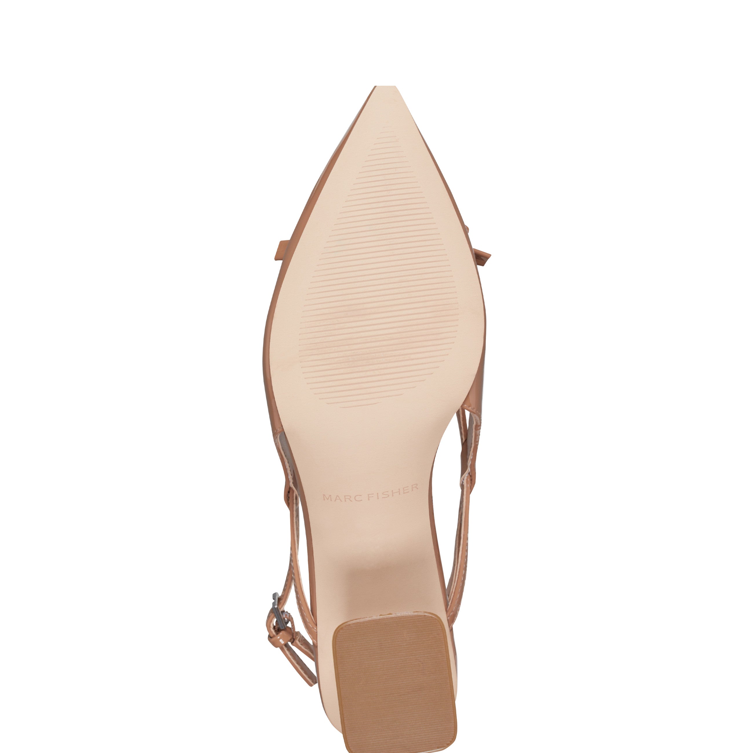 Marc Fisher Laily Bow Slingback Pump | Natural Patent