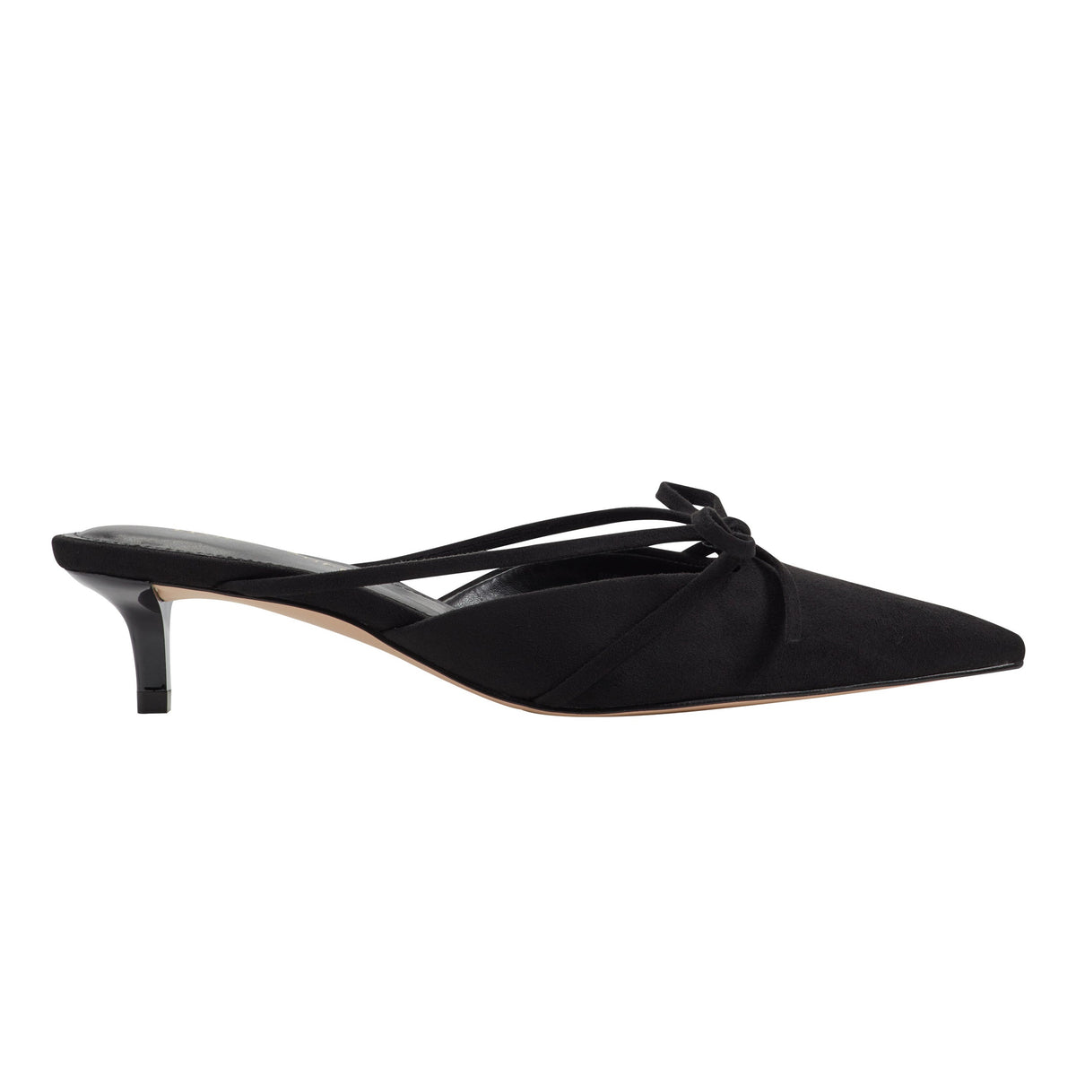 Marc Fisher Florin Kitten Heel Mule | Black