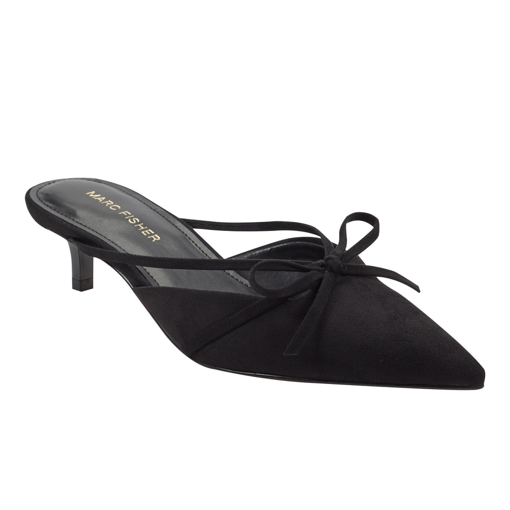 Marc Fisher Florin Kitten Heel Mule | Black