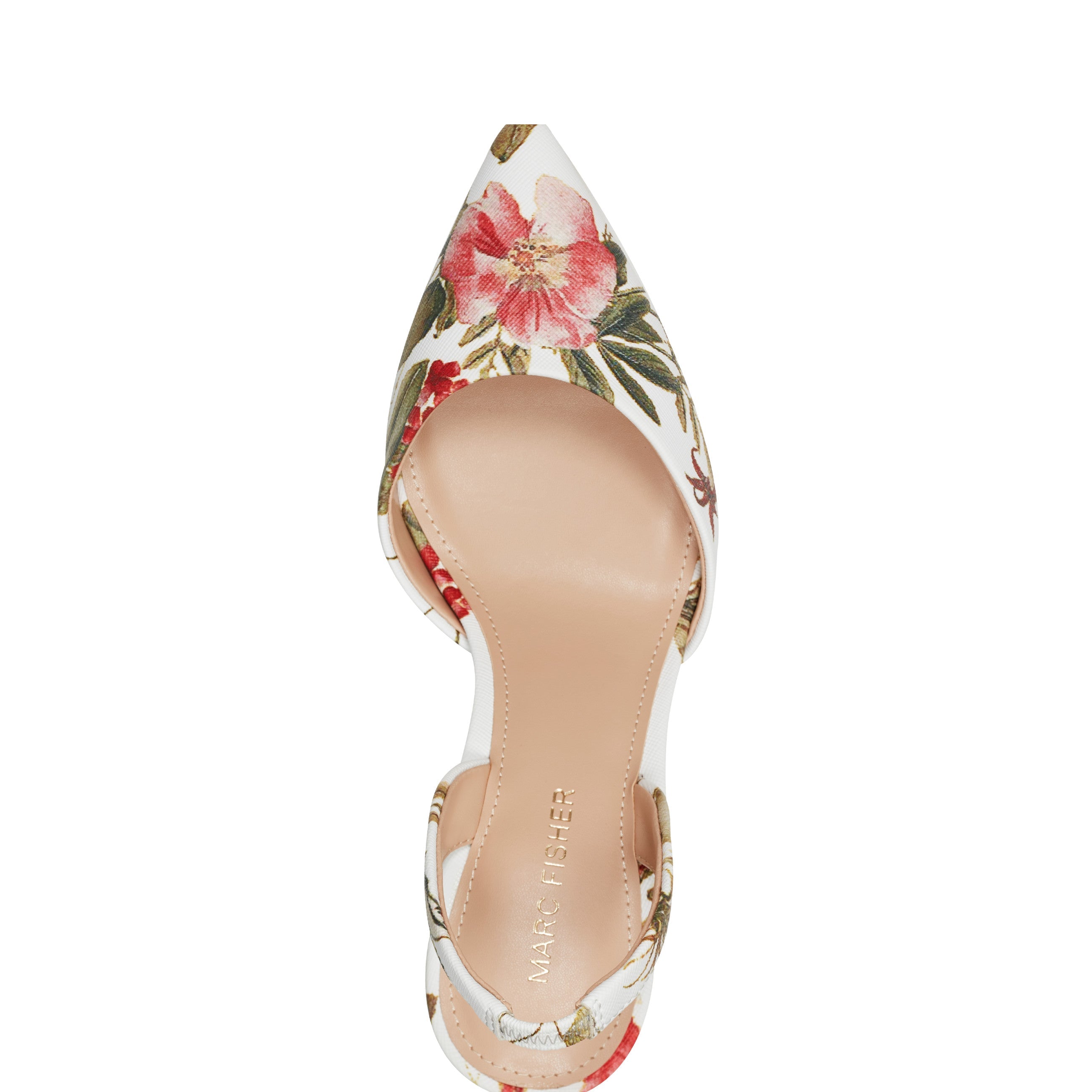 Marc Fisher Hadya Slingback Pump | White Floral