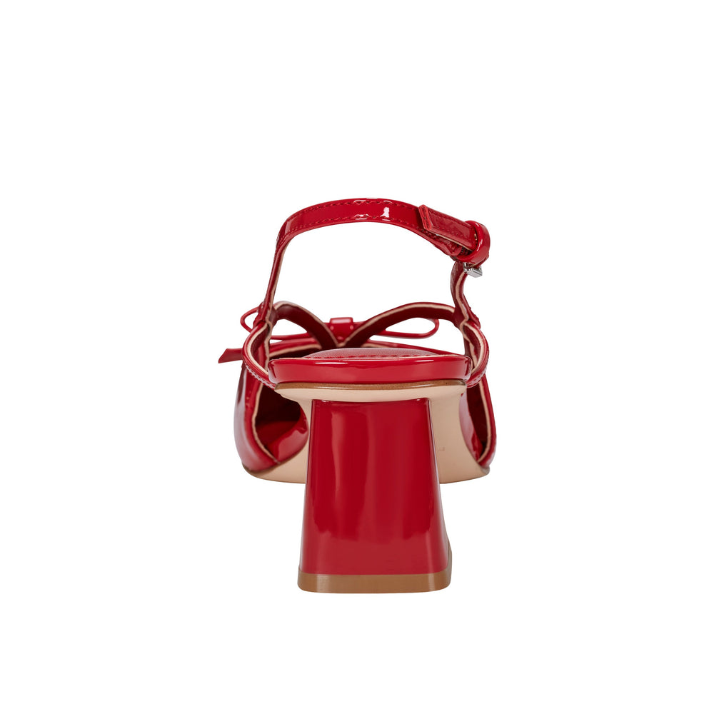 Marc Fisher Laily Bow Slingback Pump | Red Patent