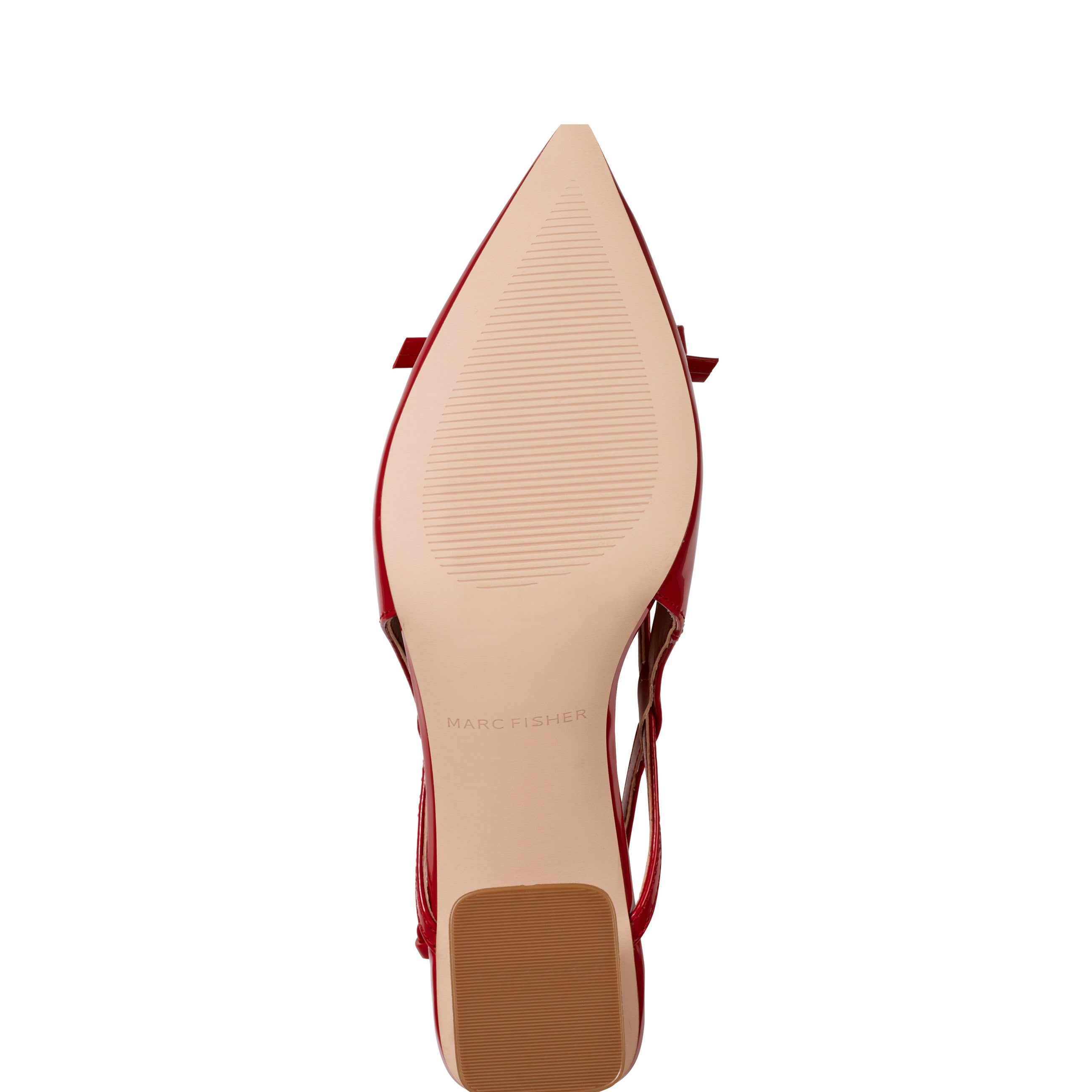 Marc Fisher Laily Bow Slingback Pump | Red Patent