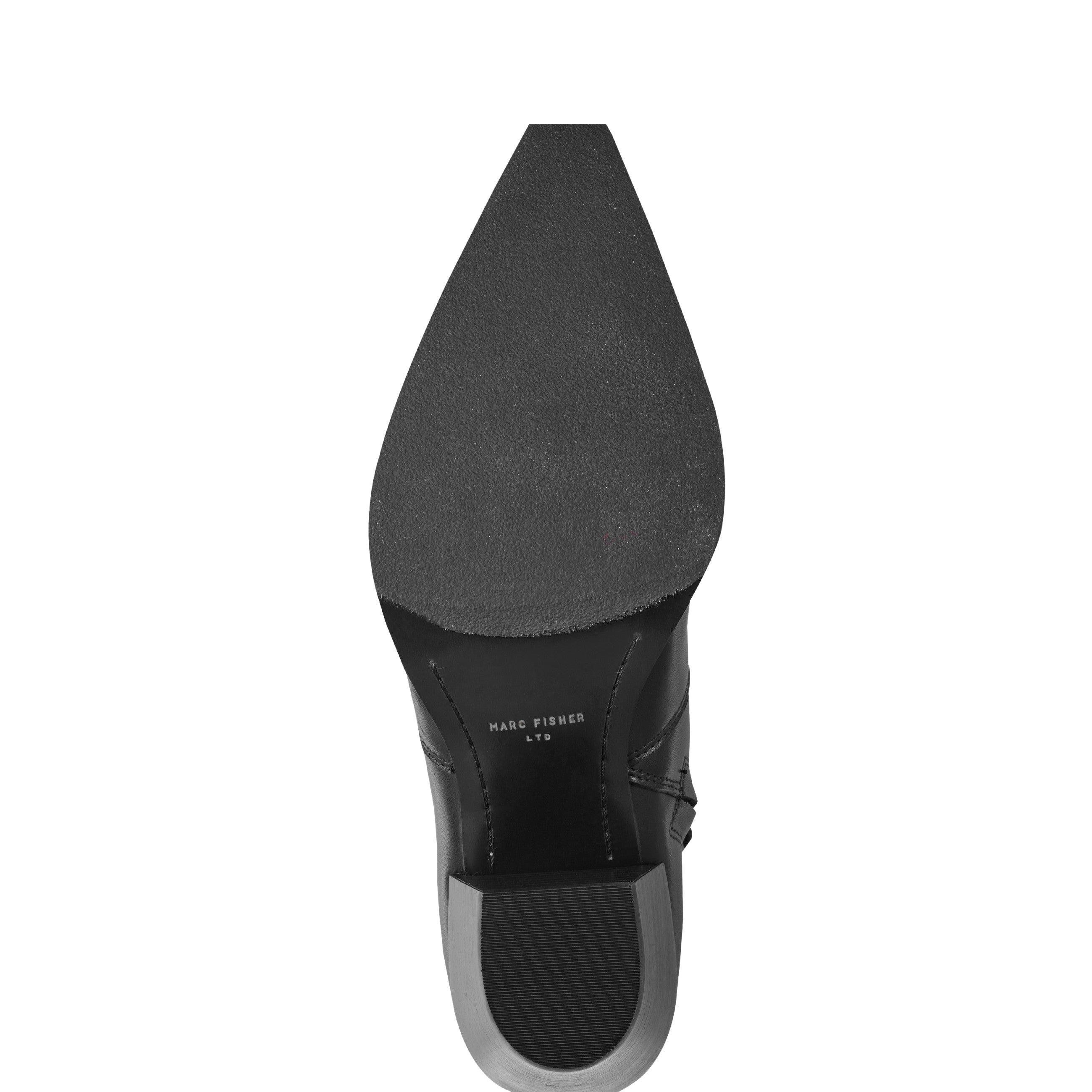 Marc Fisher Giulie Western Ankle Bootie | Black Leather
