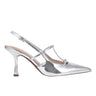 Marc Fisher Remmi Strappy Slingback Pump | Silver Metallic