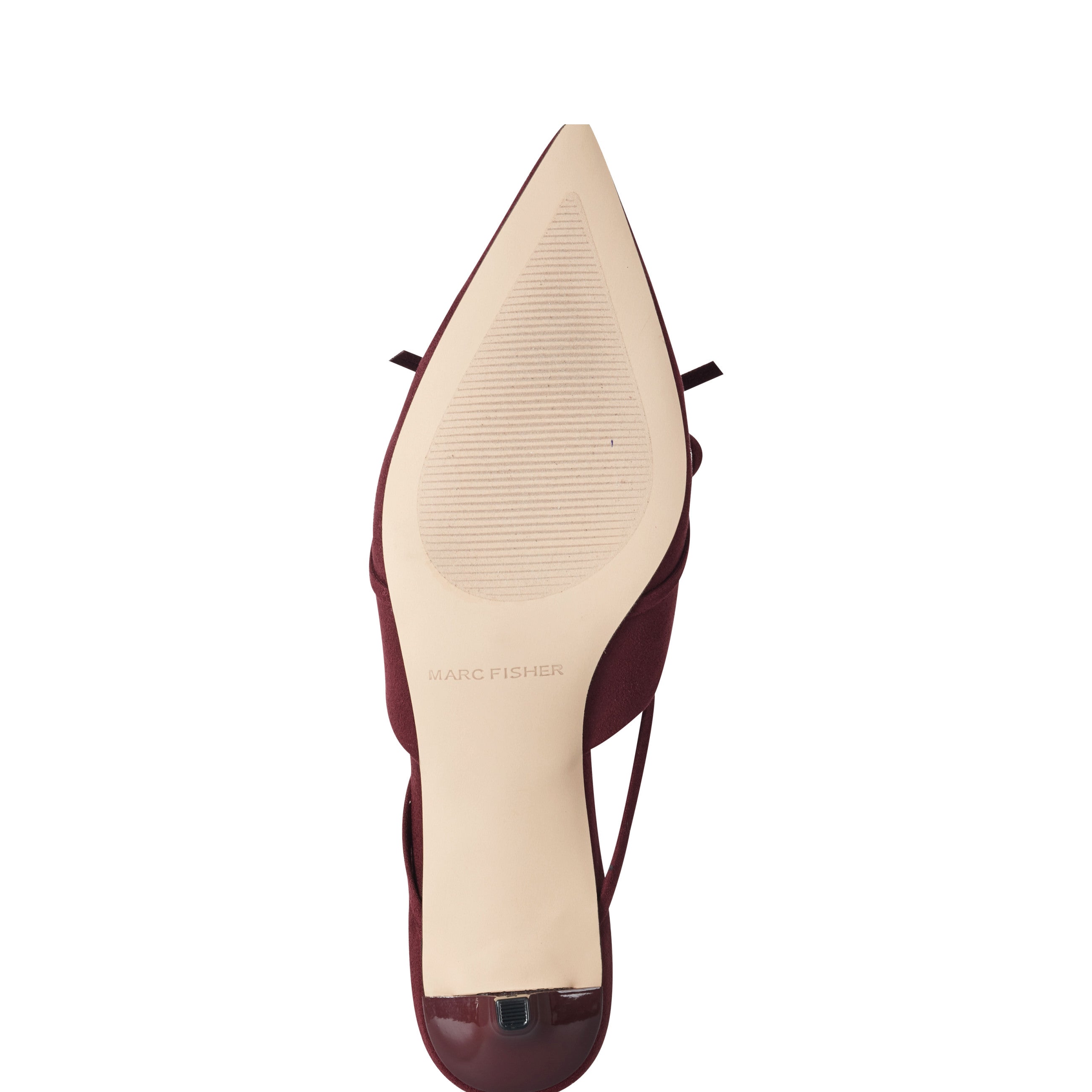 Marc Fisher Florin Kitten Heel Mule | Dark Red