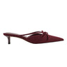 Marc Fisher Florin Kitten Heel Mule | Dark Red