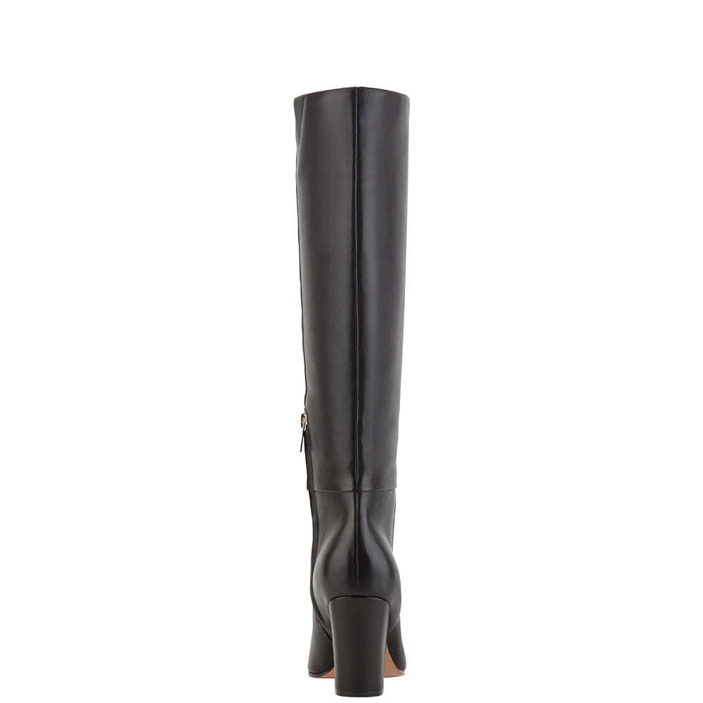 Marc Fisher Estella Knee High Boot | Dark Brown Leather