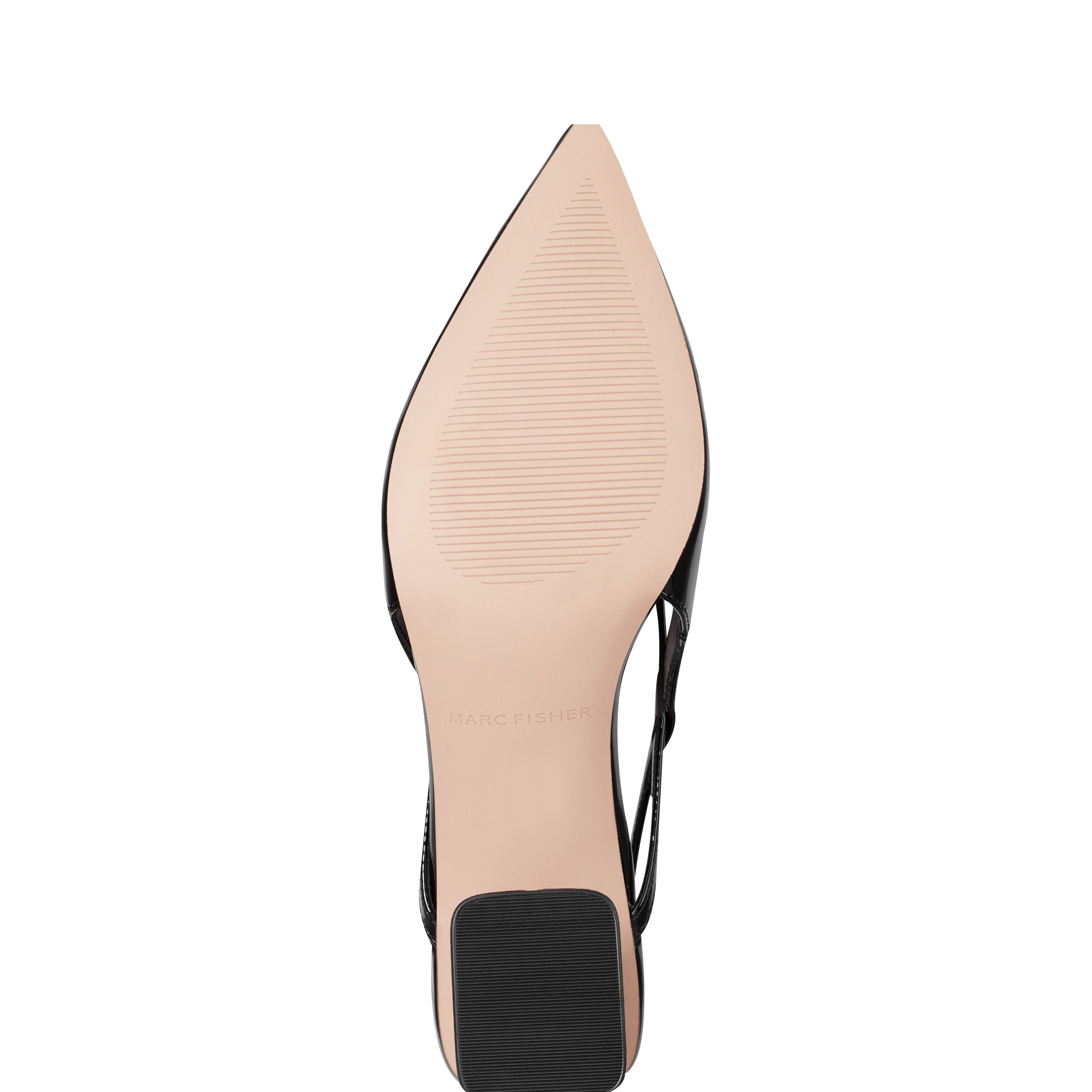 Marc Fisher Laily Bow Slingback Pump | Black Patent