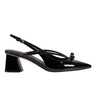 Marc Fisher Laily Bow Slingback Pump | Black Patent
