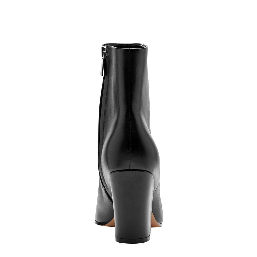 Marc Fisher Elynna Block Heel Bootie | Black Leather