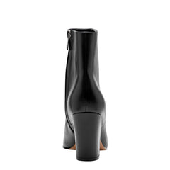 Marc Fisher Elynna Block Heel Bootie | Black Leather
