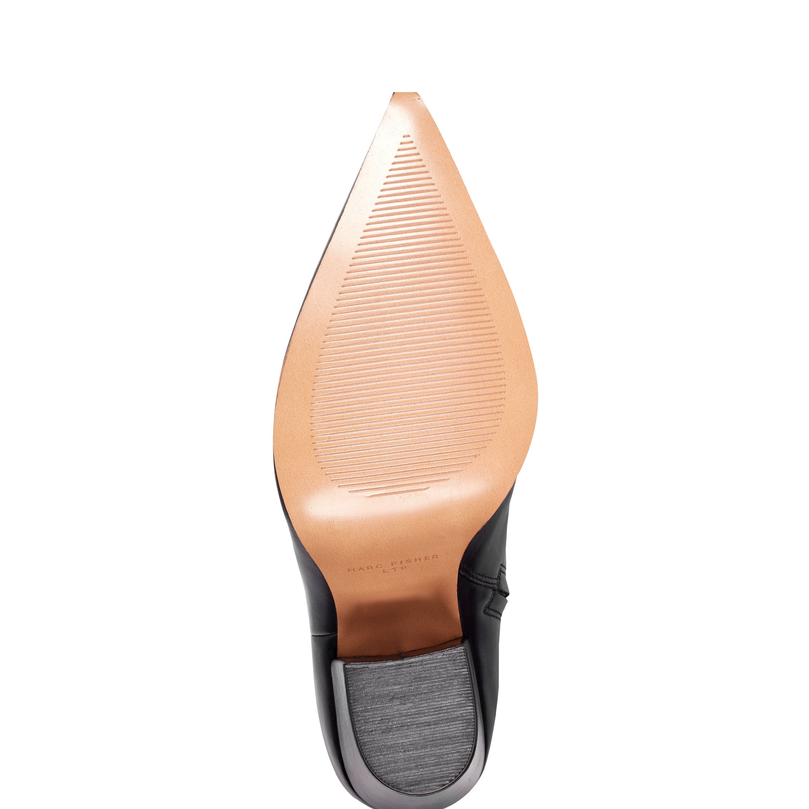 Marc Fisher Elynna Block Heel Bootie | Black Leather