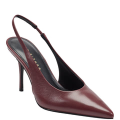 Marc Fisher Leynne Slingback Pump | Dark Red Leather