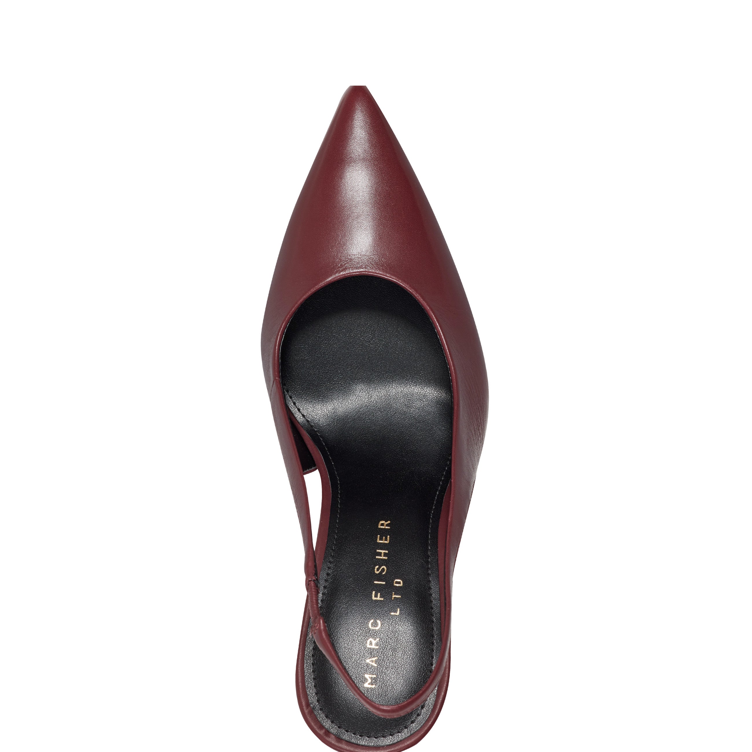 Marc Fisher Leynne Slingback Pump | Dark Red Leather