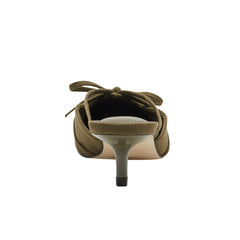 Marc Fisher Florin Kitten Heel Mule | Olive Green
