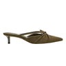 Marc Fisher Florin Kitten Heel Mule | Olive Green