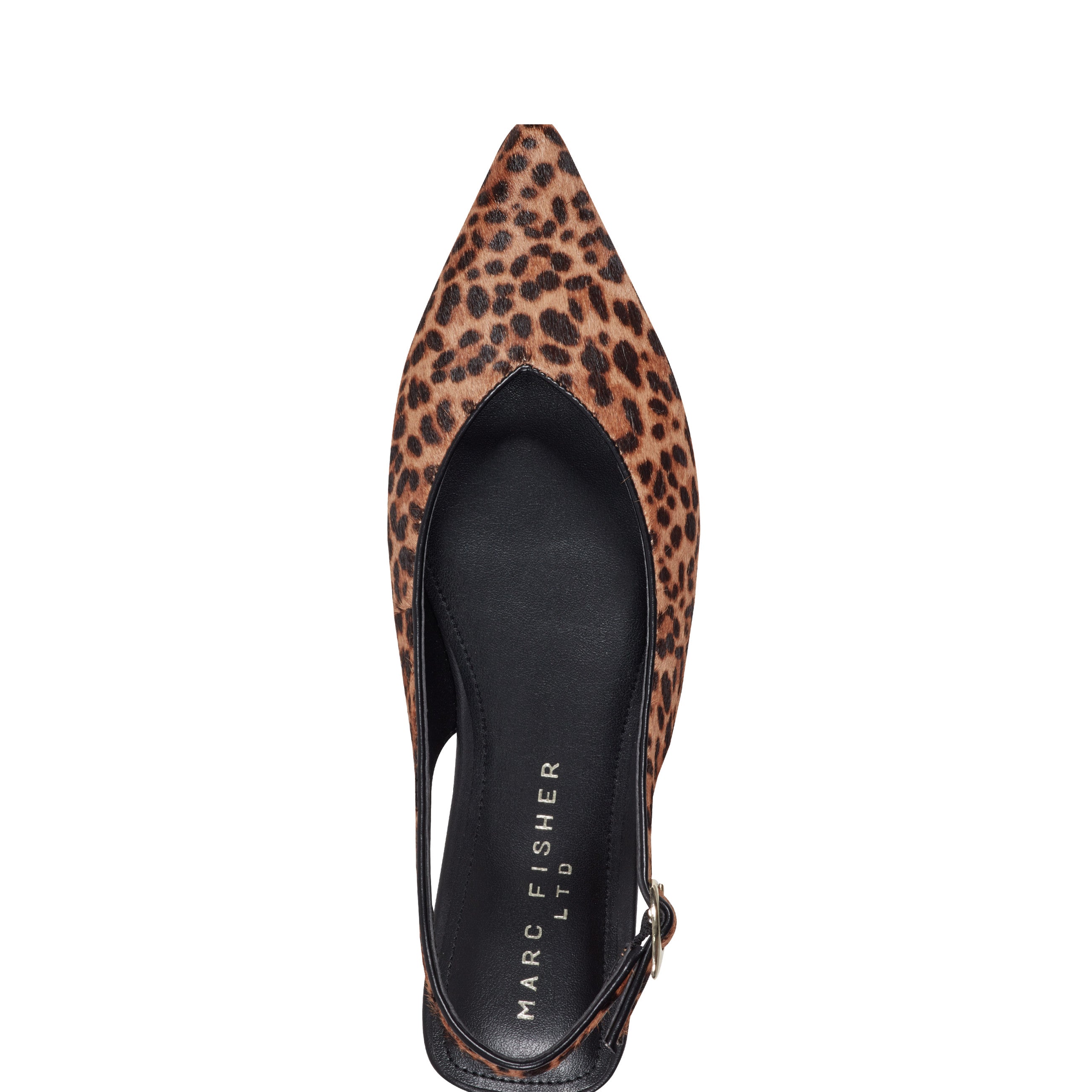 Marc Fisher Gabra Slingback Flat | Leopard Print