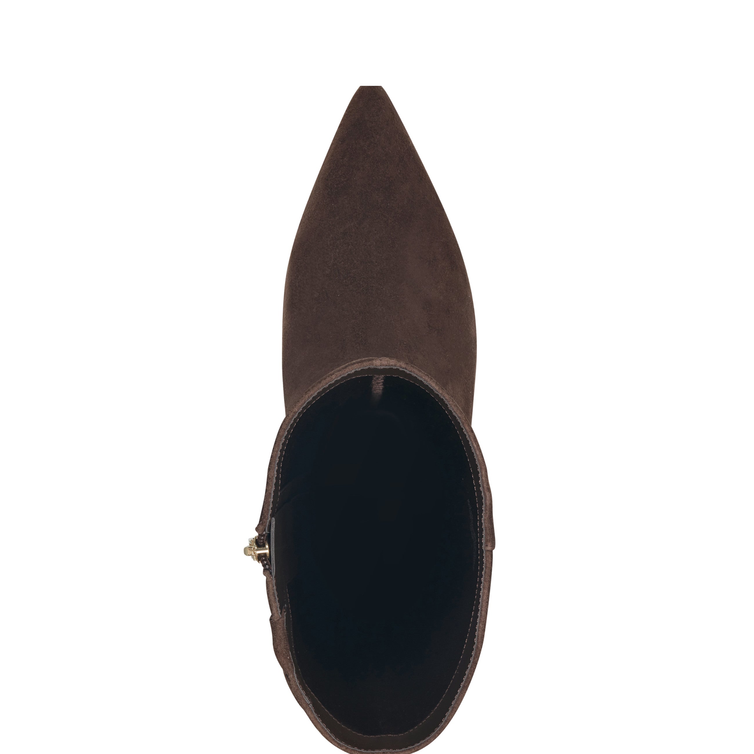 Marc Fisher Lucinda Kitten Heel Boot | Dark Brown Suede