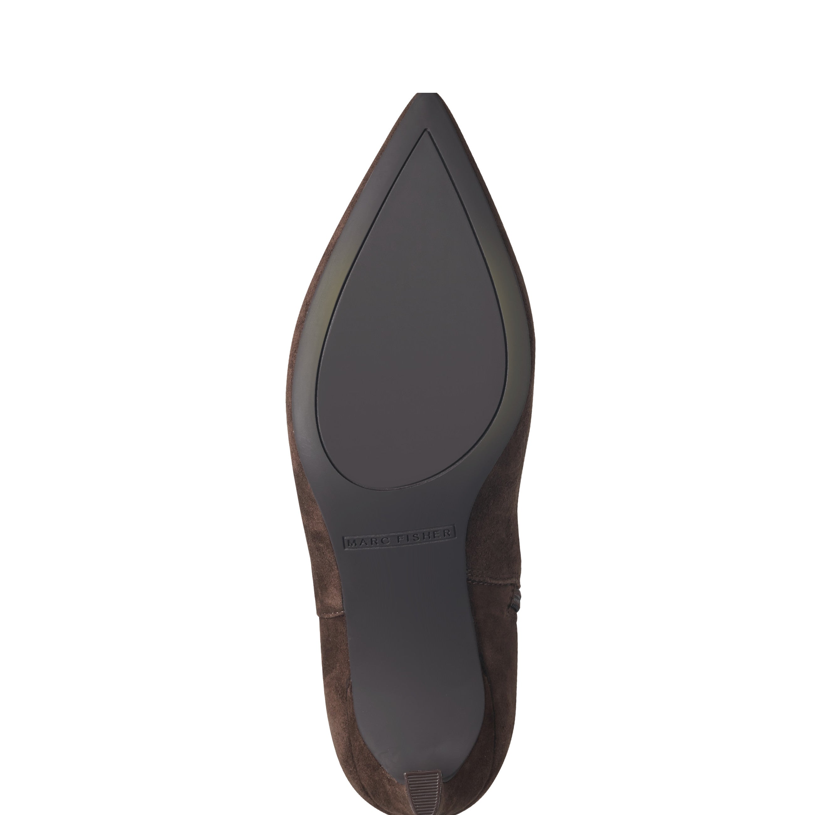 Marc Fisher Lucinda Kitten Heel Boot | Dark Brown Suede
