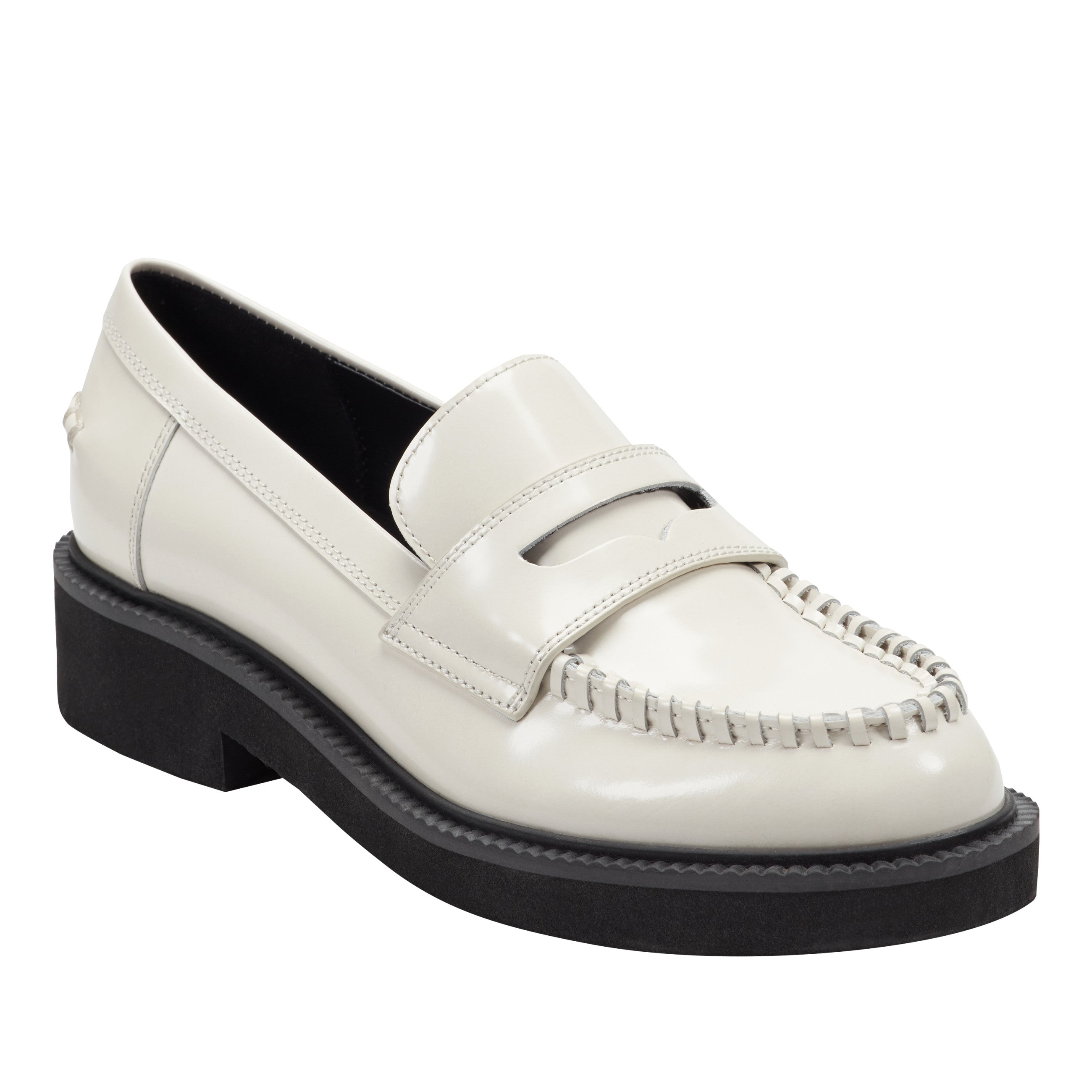 Marc Fisher Dagman Casual Loafer | Ivory Leather