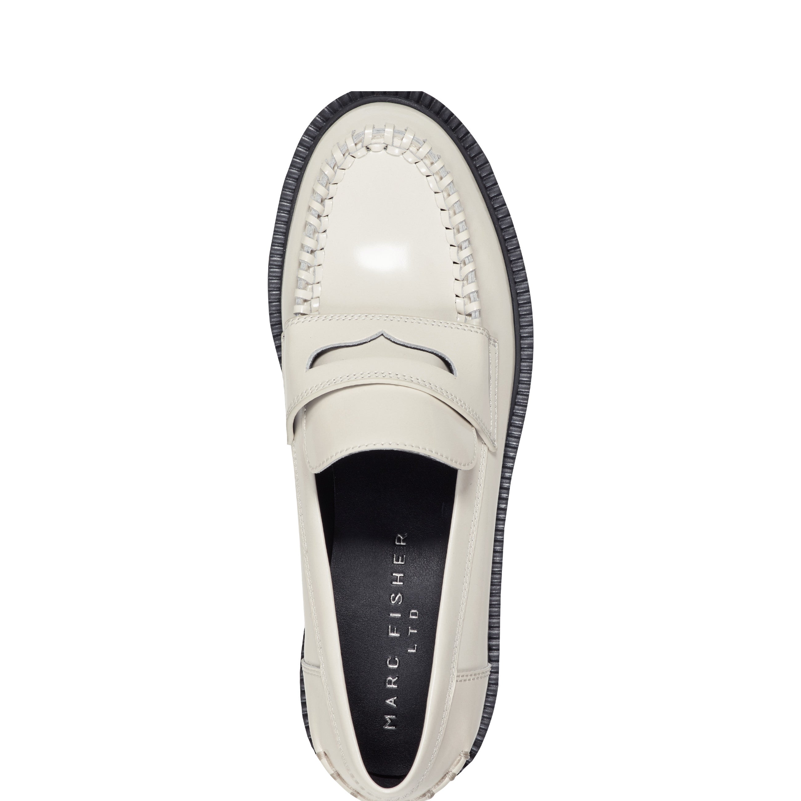 Marc Fisher Dagman Casual Loafer | Ivory Leather