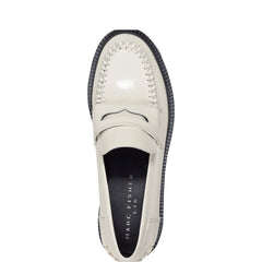 Marc Fisher Dagman Casual Loafer | Ivory Leather