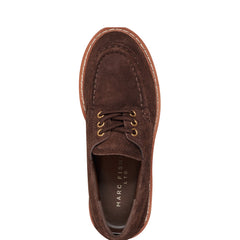 Marc Fisher Nerida Lug Sole Loafer | Brown Suede