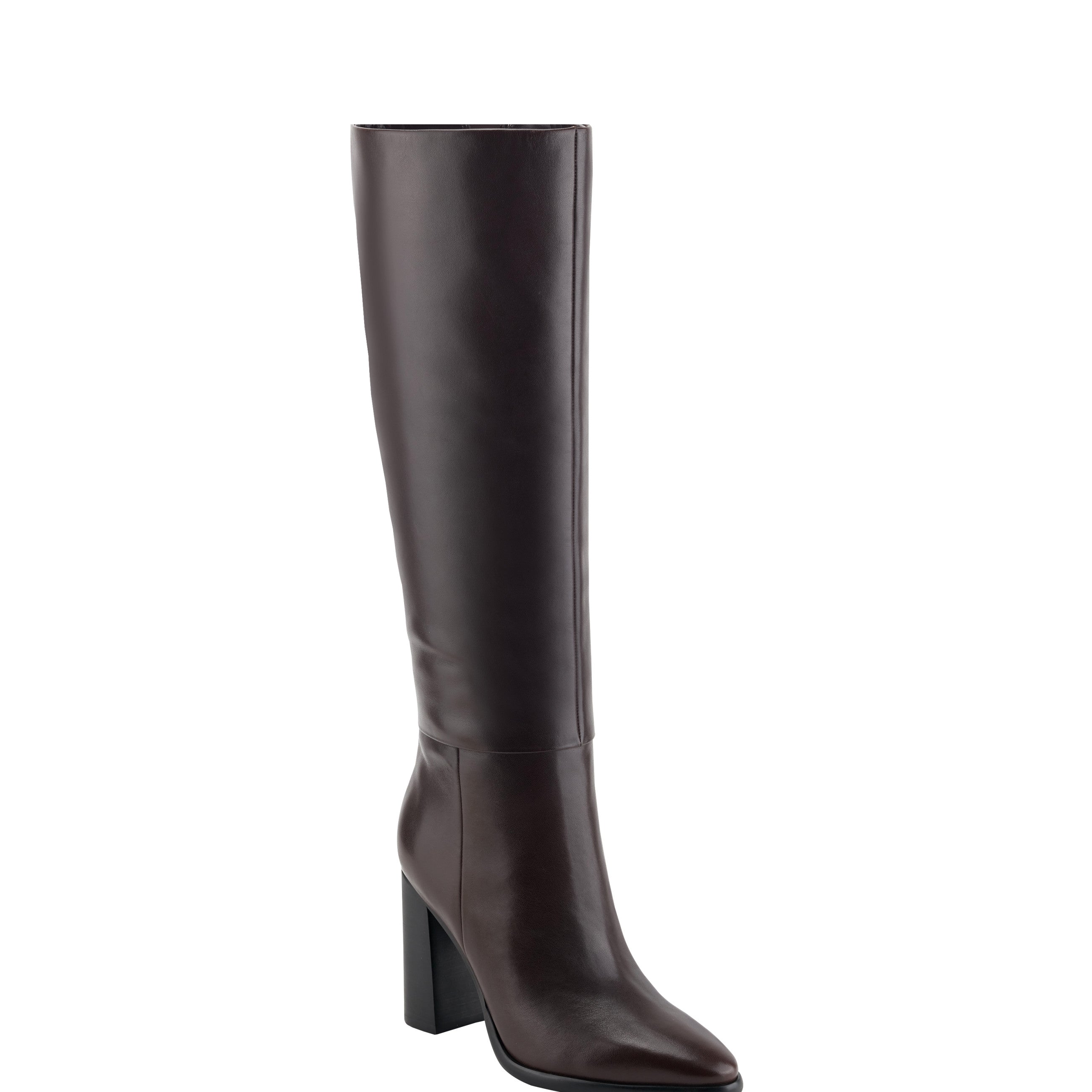 Marc Fisher Lannie Dress Boot | Dark Red Leather