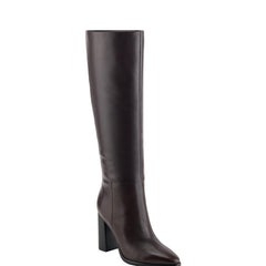 Marc Fisher Lannie Dress Boot | Dark Red Leather