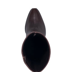 Marc Fisher Lannie Dress Boot | Dark Red Leather