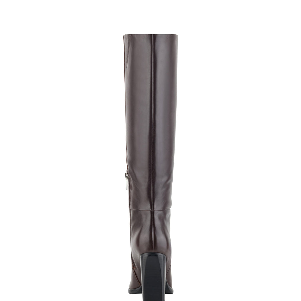 Marc Fisher Lannie Dress Boot | Dark Red Leather